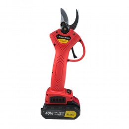 Секатор акумуляторний з 2 акумуляторами 12V у валізі Lithium Scissors, Червоний (AMN)