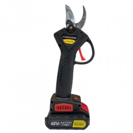 Секатор акумуляторний з 2 акумуляторами 12V у валізі Lithium Scissors, Чорний (AMN)