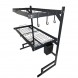 Кухонна металева полиця-органайзер Kitchen Rack 75×65×33 см, встановлення на раковину (AMN)