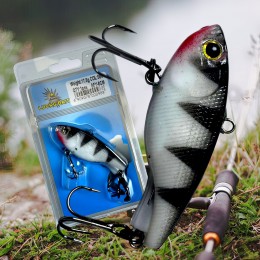 Силіконова надійна блешня LuckG Bait 80 мм / 17,5 г / color #086 (988)