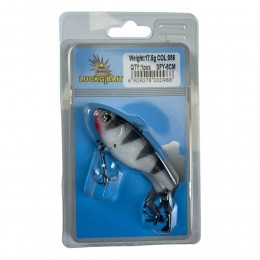 Силіконова надійна блешня LuckG Bait 80 мм / 17,5 г / color #086 (988)