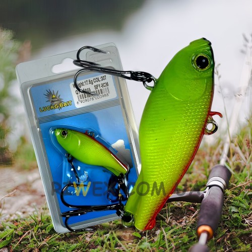 Силиконовая надежная блесна LuckG Bait 80 мм / 17,5 г / color #307 (988)