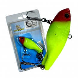 Силіконова надійна блешня LuckG Bait 80 мм / 17,5 г / color #606 (988)