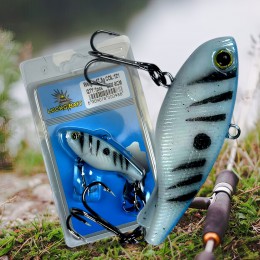 Силіконова надійна блешня LuckG Bait 80 мм / 17,5 г / color #121 (988)