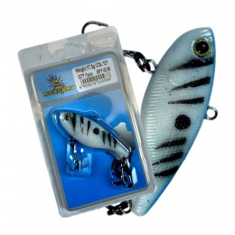 Силіконова надійна блешня LuckG Bait 80 мм / 17,5 г / color #121 (988)