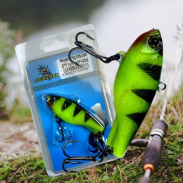 Силіконова надійна блешня LuckG Bait 80 мм / 17,5 г / color #056 (988)
