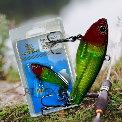 Силиконовая надежная блесна LuckG Bait 80 мм / 17,5 г / color #048 (988)