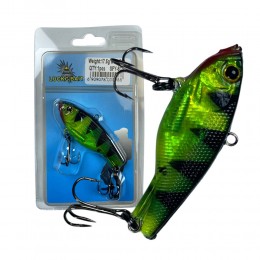 Силіконова надійна блешня LuckG Bait 80 мм / 17,5 г / color #518 (988)