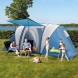 Кемпинговая палатка с тентом  Xue Shan Lang 2788 (150+150+150)x220x180 см 6,5 кг (SHRK)