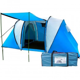 Кемпинговая палатка с тентом  Xue Shan Lang 2788 (150+150+150)x220x180 см 6,5 кг (SHRK)