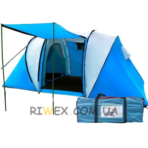 Кемпинговая палатка с тентом  Xue Shan Lang 2788 (150+150+150)x220x180 см 6,5 кг (SHRK)