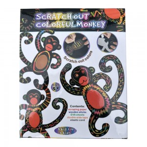 Набір для творчості, скретч-арт «Подряпини-мавпочки» WG50019 (NI) Набір для творчості, скретч-арт «Подряпини-мавпочки» WG50019 (NI)
