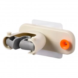 Компактный настенный универсальный держатель органайзер для швабр и щеток Белый (205)