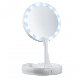 Настольное зеркало My Foldaway Mirror с LED-подсветкой (957)