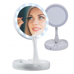 Настольное зеркало My Foldaway Mirror с LED-подсветкой (957)