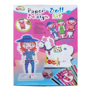 Дитячий набір для творчості аплікація-розмальовка WG50014 "Paper Doll Design Kit" (NI)