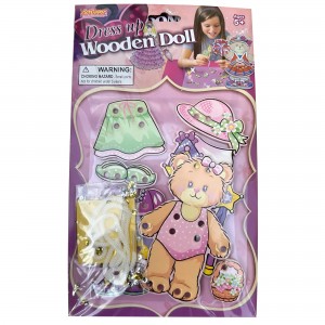 Детский развивающий набор для творчества шнуровка надень куклу DWD-DW1004 Мишка (NI) Детский развивающий набор для творчества шнуровка надень куклу DWD-DW1004 Мишка (NI)