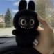 Коллекционная пушистая игрушка-сюрприз фигурка-брелок Labubu Лабубу Черный