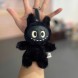 Коллекционная пушистая игрушка-сюрприз фигурка-брелок Labubu Лабубу Черный