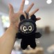 Коллекционная пушистая игрушка-сюрприз фигурка-брелок Labubu Лабубу Черный