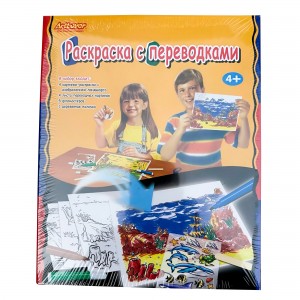 Дитячий кретивний набір для розвитку творчості DNT-CB100 Розмальовка з перекладками (4 шт) (NI) Дитячий кретивний набір для розвитку творчості DNT-CB100 Розмальовка з перекладками (4 шт) (NI)