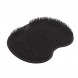 Силиконовая мочалка для тела для душа и ванной на присосках, Черная