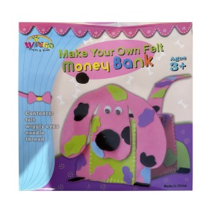 Дитячий набір для творчості в'язання WG20018 М'яка скарбничка "ЩЕНКО" (NI)