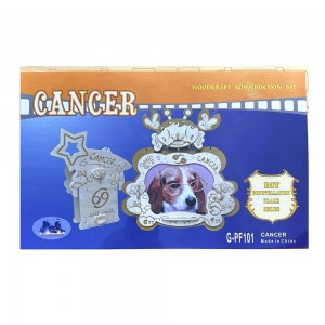 Деревянный 3D-пазл GPF101 "Знак Зодиака: Рак" сборные модели 4 пластины (NI)