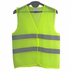 Жилет безопасности со светоотражающими полосами высокой видимости Светло-желтый XXL (JS) Жилет безопасности со светоотражающими полосами высокой видимости Светло-желтый XXL (JS)