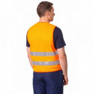 Жилет безопасности со светоотражающими полосами высокой видимости вес 60 г P-1212 Оранжевый XXL (JS) Жилет безопасности со светоотражающими полосами высокой видимости вес 60 г P-1212 Оранжевый XXL (JS)