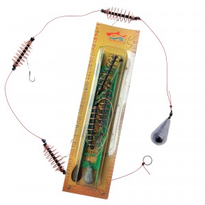 Съемная универсальная тройная рыболовная снасть супер-карась XinYongDa 14.2г/37 см