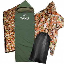 Кемпінговий термо-набір флісовий спальний мішок з подушкою TANU -30С°, 350 г/м2, розмір 220*90 см Олива (BR) Кемпінговий термо-набір флісовий спальний мішок з подушкою TANU -30С°, 350 г/м2, розмір 220*90 см Олива (BR)