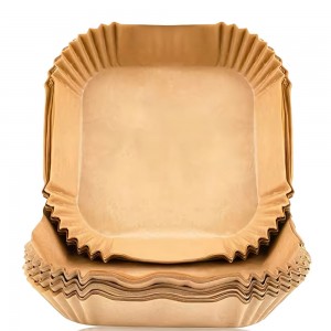 Одноразовые пергаментные формы для аэрогриля 20х20х4,5см, 50 штук в упаковке (626)