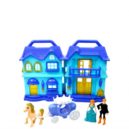 Детский игровой набор двухэтажный кукольный домик для игрушек Beauty My House My Dream BS866 (AHMD)