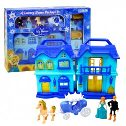 Детский игровой набор двухэтажный кукольный домик для игрушек Beauty My House My Dream BS866 (AHMD)