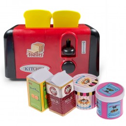 Детский игровой набор Тостер Fengmei Kitchen K8830-6, 8 предметов (AHMD)