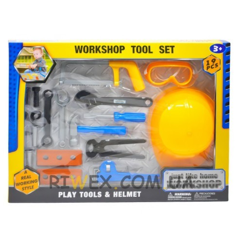 Детский большой набор игрушек инструменты Tool Set 29122 19 предметов 3+ (AHMD)