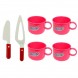 Детский игровой набор Fengmei Kitchen K-8832-4 "Миксер и тостер", 29 предметов (AHMD)