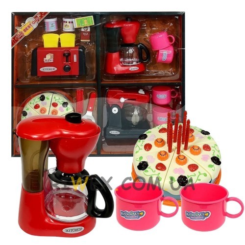 Детский игровой набор Fengmei Kitchen K-8832-4 "Миксер и тостер", 29 предметов (AHMD)