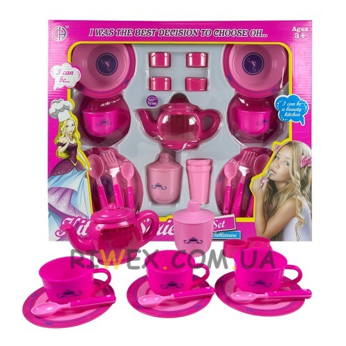 Детский игрушечный кухонный набор посуды Kitchen Series Tea-Set CH-03 25 предметов (AHMD)