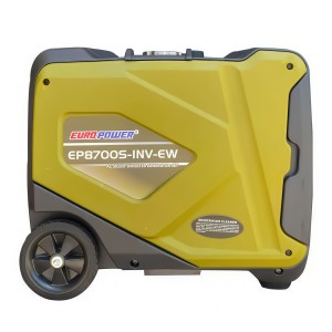 Бензиновый однофазный генератор на колесах с ручным запуском EP8700S-INV-EW Euro Power на 4.5-5 кВт (ISML)