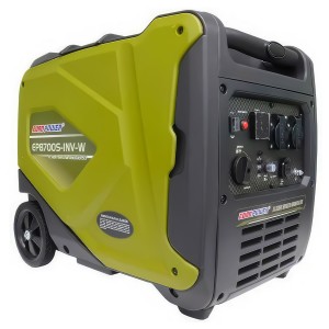 Бензиновый однофазный генератор на колесах с ручным запуском EP8700S-INV-EW Euro Power на 4.5-5 кВт (ISML)