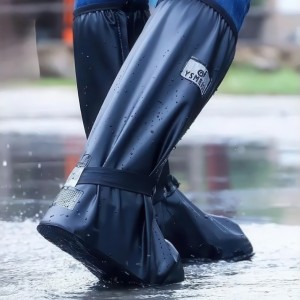 Багаторазові високі водонепроникні чохли-бахіли для взуття з ременем 40-43 розмір (205)