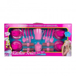 Дитячий іграшковий кухонний набір посуду для чаювання Kitchen Series Tea-Set CH-08 24 предмети (AHMD)