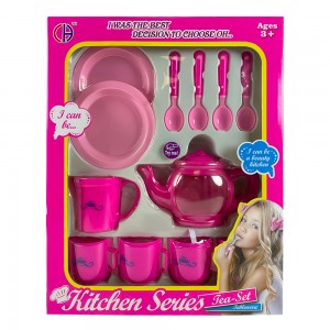 Детский игрушечный кухонный набор посуды для чаепития Kitchen Series Tea-Set CH-01B 14 предметов (AHMD) Детский игрушечный кухонный набор посуды для чаепития Kitchen Series Tea-Set CH-01B 14 предметов (AHMD)