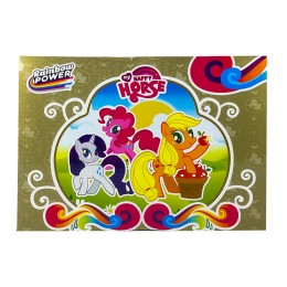 Подарунковий набір іграшок єдинороги з гребінцем в комплекті  My happy horse EN71-6P/L-A17 3+ (AHMD)