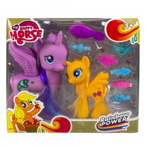 Подарочный набор игрушек единороги с расческой в комплекте My happy horse EN71-6P/L-A17 3+ (AHMD) Подарочный набор игрушек единороги с расческой в комплекте My happy horse EN71-6P/L-A17 3+ (AHMD)