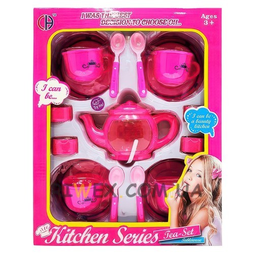Дитячий іграшковий кухонний набір посуду для чаювання Kitchen Series Tea-Set CH-01B-1 17 предметів (AHMD) Дитячий іграшковий кухонний набір посуду для чаювання Kitchen Series Tea-Set CH-01B-1 17 предметів (AHMD)
