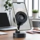 Настольный магнитный держатель для гаджетов со встроенной Bluetooth колонкой на присоске A01 (259)