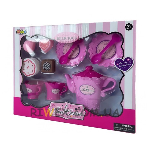 Детский игрушечный набор посуды для чаепития, чайник, пирожные Tea Series delicious D663J-1 (AHMD) Детский игрушечный набор посуды для чаепития, чайник, пирожные Tea Series delicious D663J-1 (AHMD)